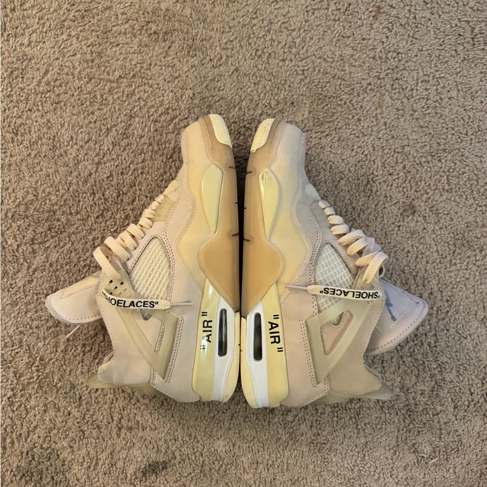 Off White AJ4 Sail (Size 8M/9.5W)